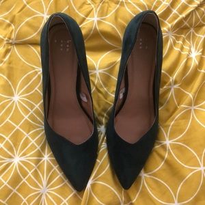 A New Day dark green heels